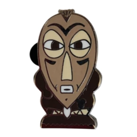 Disney Trading/Collectible Pin Hidden Mickey Pin- Tiki - Picture 1 of 2